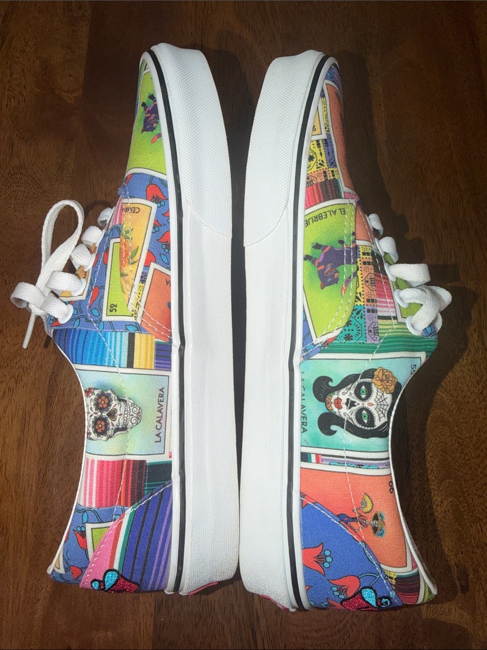 Vans Multicolor Day of the Dead Lotería Canvas Sneakers - Picture 8 of 14